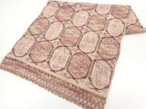 リボン織抽象模様ショール